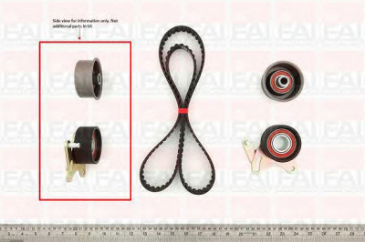 FAI AUTOPARTS tbk107 -  Комплект ремня ГРМ